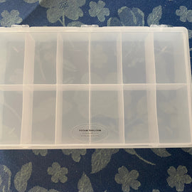 STORAGE CASE - 12 COMPARTMENT