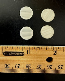 FINGER PEARL - 12.7mm SLIGHT CONCAVE - PLASTIC
