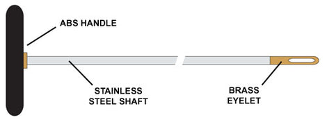TROMBONE HANDSLIDE CLEANING ROD