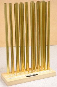 BRASS TUBE ASSORTMENT  WITH INDEXED STAND