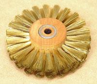 BRASS WIRE BRUSH - 3 ROW