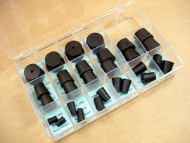 RUBBER STOPPER CASE & LABELS ONLY