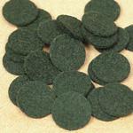 GREEN KEY FELT DISC 11/16" (17.5mm)