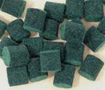 GREEN BUMPER FELT 3/8" DIA X  1/4" LGTH