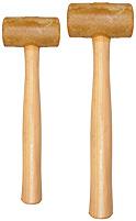 WEIGHTED RAWHIDE MALLET -  MEDIUM SMALL