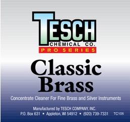 TESCH CLASSIC BRASS CLEANER GALLON BOTTLE - 4 PACK SAVE 20.7%