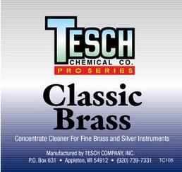 TESCH CLASSIC BRASS CLEANER GALLON BOTTLE - 3 PACK SAVE 14.4%